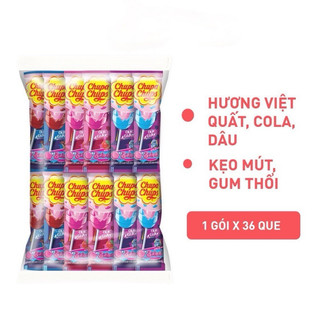 kẹo mút chupachup nhân bigbabal bịch 36 chiếc
