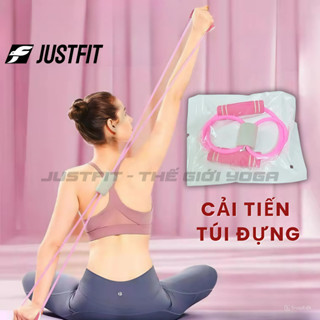 Dây kháng lực tập gym số 8 JUSTFIT tập yoga, tập toàn thân tại nhà