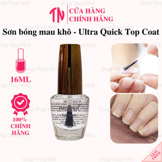 Sơn bóng mau khô cao cấp Prosper 16ml Ultra Quick Top Coat dụng cụ làm móng tay chuyên nghiệp nghệ thuật nail