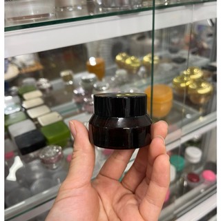 Vỏ lọ thuỷ tinh,hũ thuỷ tinh đựng mỹ phẩm hũ zd nâu 15ml, 30ml