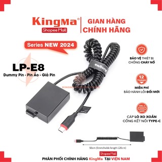 Pin ảo/ giả pin/ dummy pin lp-e8 chính hãng kingma. for canon lp-e8