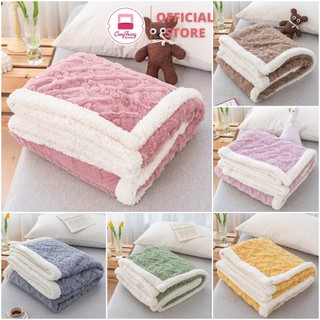 Chăn Lông Cừu Homies nhập khẩu cao cấp 2 lớp siêu ấm ( Size 2m x 2m3 Nhiều màu)