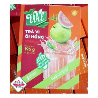 Trà wil ổi hồng hộp 14 gói x 14g, hsd: 2/2026
