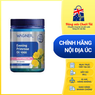 Tinh dầu hoa anh thảo Wagner 200 viên - Hàng Úc đủ bill