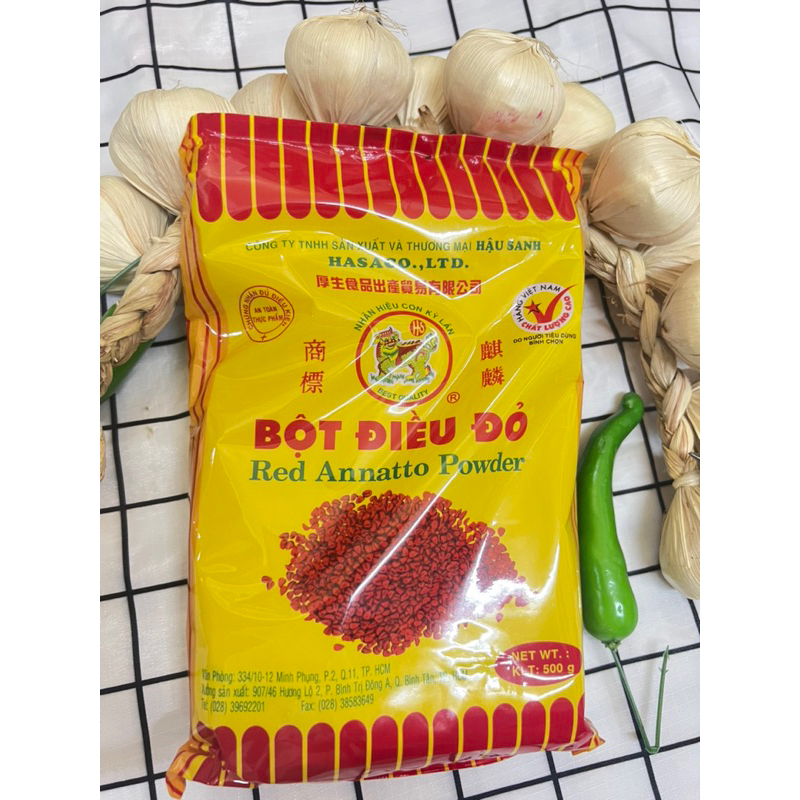 BỘT ĐIỀU ĐỎ HẬU SANH -500GR
