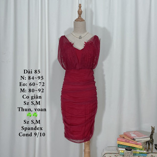 váy đầm body ren đỏ sang trọng