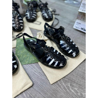 🎊HOT🔥[Hàng sẵn] Dép rọ nam 𝔾𝕦𝕔𝕔𝕚 đen fullbox