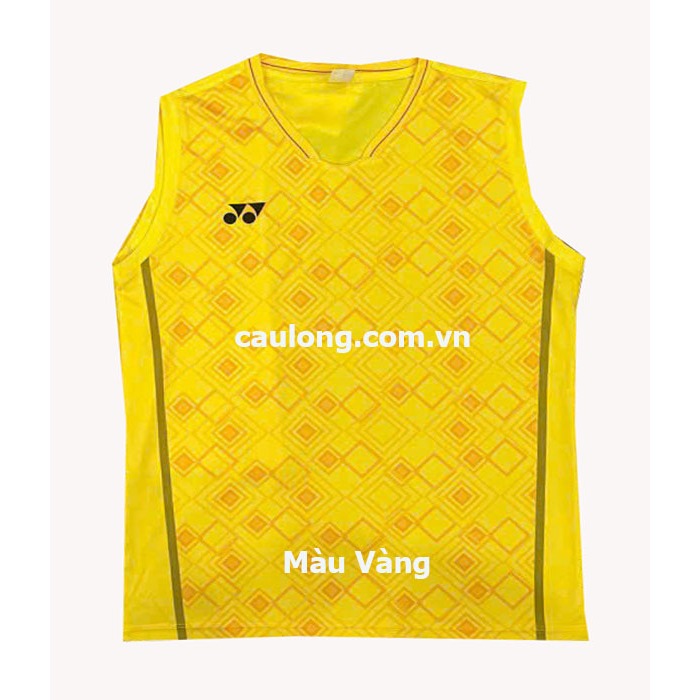 Áo Cầu Lông Nam Sát Nách Yonex 6539 Màu Vàng Tuyển Trung Olympic 2024