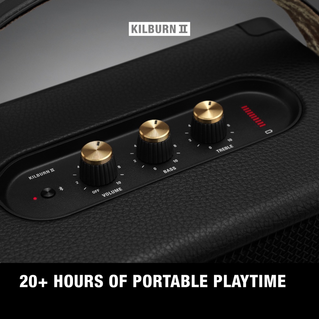 Loa Bluetooth MARSHALL KILBURN M13 Công Suất Khủng, Pin Sử Dụng 8 Giờ, Âm Thanh 3D - 36W | BigBuy360 - bigbuy360.vn