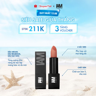Son Thỏi Bán Lì IAM Lip Matte 3.8g - IAM Cosmetics nhankhaai aibankem nhan kha ai