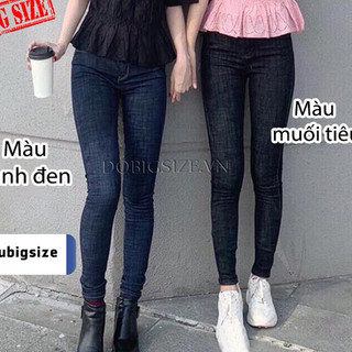 Quần Jean Xít Giặt Big size Co Giãn Size 30-34