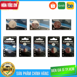 Pin nút áo Camelion Lithium 3V CR2032, CR2025, CR2016, CR1620, CR1632, CR1220, CR2430, CR2450 (1 viên)