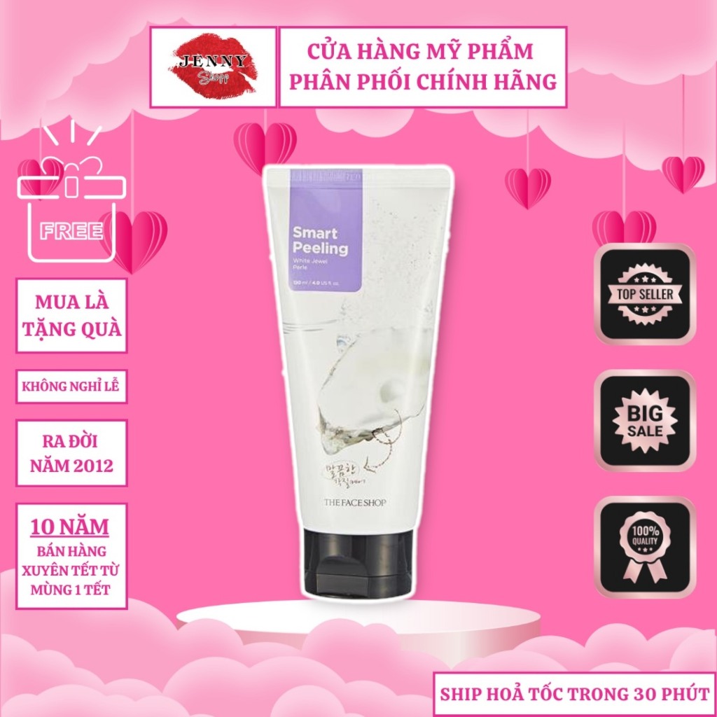 Tẩy Da Chết Smart Peeling White Jewel The Face Shop