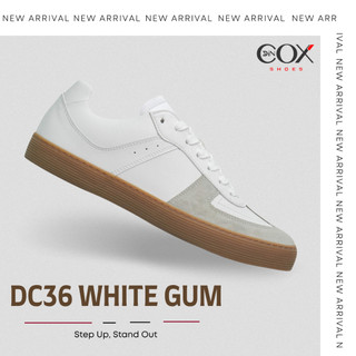 New arrivals | giày sneaker da - gat shoes nam nữ dc36 white gum dincox shoes