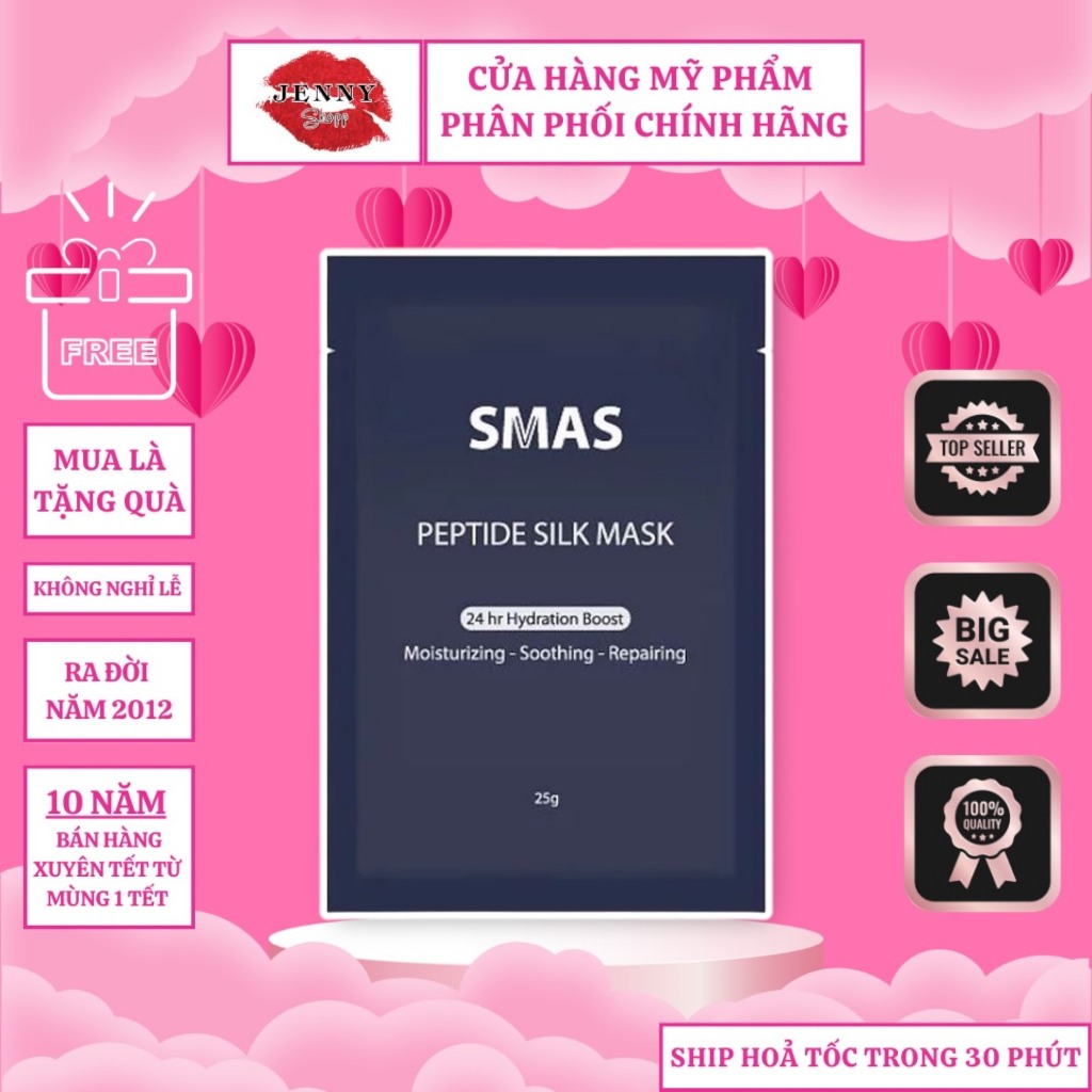 Mặt Nạ Smas Peptide Silk Mask