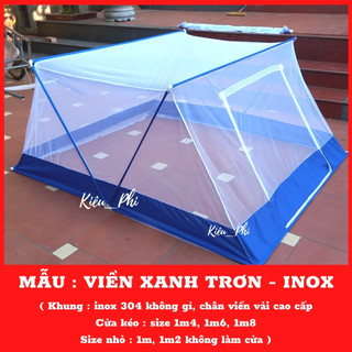 Màn chụp tự bung xếp thông minh gấp gọn - Mùng chụp tự bung khung không khoan tường chống muỗi Kiều Phi