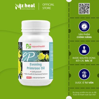 [Hỏa tốc] Viên uống tinh dầu hoa anh thảo Evening Primrose Oil Nzpurehealth 100 viên