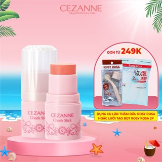 Phấn má hồng dạng thỏi Cezanne Cheek Stick lâu trôi màu đẹp 5g