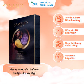 Combo 10 miếng Mặt nạ dưỡng da thảo dược Skinlovers Sambijo