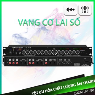 Vang cơ Preamp karaoke âm thanh mic hiệu ứng giọng Hát Bluetooth  effect tuner loa siêu trầm đầu ra 2 microphone ổ cắm