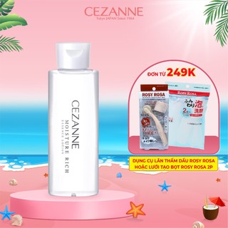 Nước hoa hồng dưỡng ẩm Cezanne Moisture Rich Essence Lotion Nhật Bản 160ml
