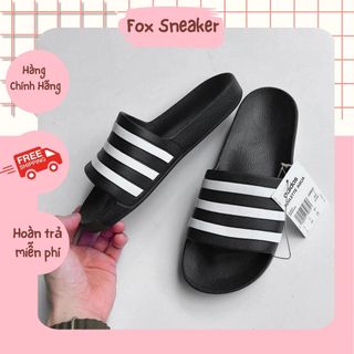 Dép adidas aqua màu đen hàng chính hãng f35543 | fox sneaker