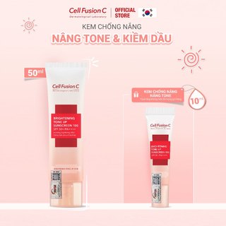 Kem Chống Nắng Dưỡng Trắng Nâng Tone Kiềm Dầu Cell Fusion C Toning Sunscreen 100 SPF50+/ PA++++