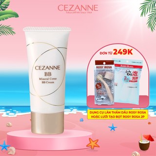 Kem Nền Khoáng Che Khuyết Điểm Cezanne Mineral Cover BB Cream Nhật Bản SPF 29 PA+++ 30g