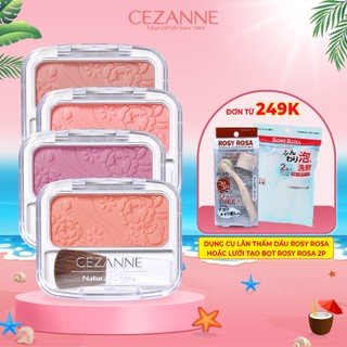 Phấn Má Hồng Cezanne Natural Cheek N Nhật Bản Màu Tự Nhiên Mềm Mịn Lâu Trôi 4g