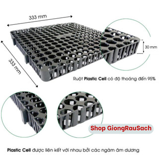 Vỉ nhựa thoát nước trồng cây trên mái , vỉ lót sàn trồng cây sân thượng chậu trồng hoa - hoangtho87