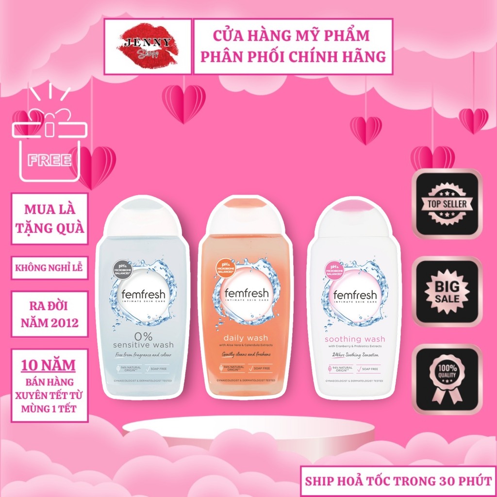 Dung Dịch Vệ Sinh Phụ Nữ FEMFRESH Ultimate Care Anh Quốc