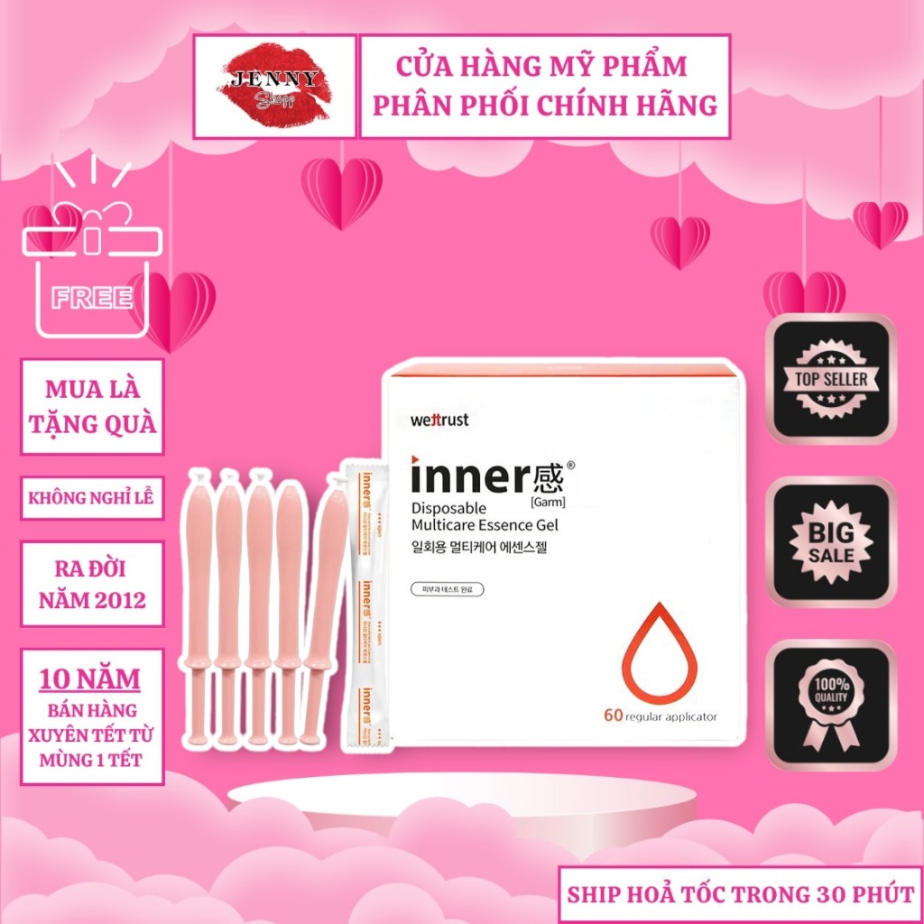 Dung Dịch Vệ Sinh Phụ Nữ Wettrust Inner Disposable Multicare Essence Gel