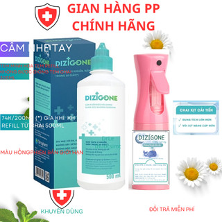 Xịt kháng khuẩn, kháng nấm trên da, vệ sinh chống tay chân miệng dizigone siêu tiết kiệm