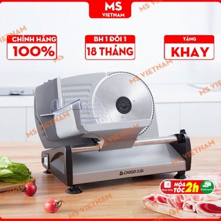 Máy Thái Thịt Đông Lạnh Chính Hãng Chigo - Thái Thịt Chín, Củ Quả, Bánh Mỳ, Giò Chả - Motor Lõi Đồng 200W - MS Vietnam