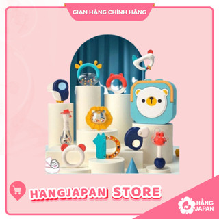 Hộp xúc xắc đèn nhạc 10 món cho bé umoo chính hãng um-10100
