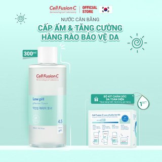 Nước Cân Bằng Cấp Ẩm Tăng Cường Hàng Rào Bảo Vệ Da Cell Fusion C Low pH Pharrier Toner (300ml)