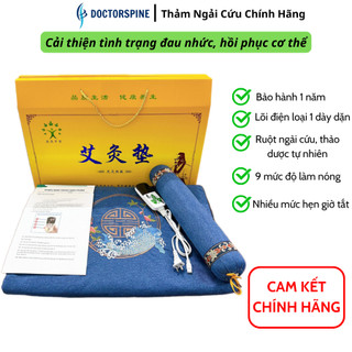 [HÀNG CÔNG TY] Thảm ngải cứu Trung Hoa sưởi ấm trị đau mỏi lưng xương khớp hiệu quả