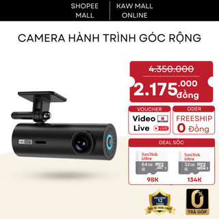 Camera hành trình 4k KAW UntraHD, camera góc rộng, siêu nét, nhỏ gọn, kiểm soát và theo dõi qua app