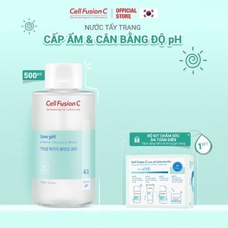 Nước Tẩy Trang Cấp Ẩm Cân Bằng Ph Da Cell Fusion C Low Ph Pharrier Cleansing Water (500ml)