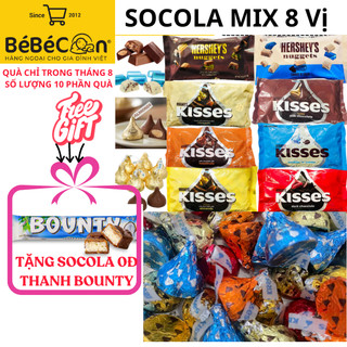 Socola Kisses Hershey Bịch mix vị