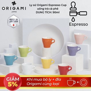 Volcano Ly sứ Origami Espresso Cup 90ml uống trà cà phê