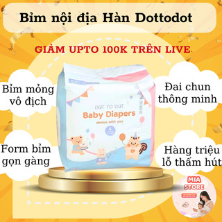Tã bỉm dottodot nội địa hàn đủ size l, xl, 2xl, 3xl