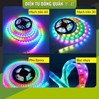 Led dây ws2812 5050 phủ epoxy 5vdc 1m 60 bóng