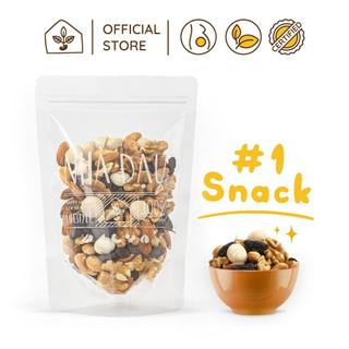 Hạt Dinh Dưỡng Mix 5 Loại Hạt (Óc Chó, Hạnh Nhân, Nho Đen, Macca, Hạt Điều) | Nhà Đậu