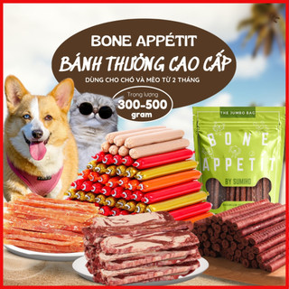  Bánh thưởng dinh dưỡng cho chó Bone Appétit  Túi lớn  snack ăn vặt cho chó 