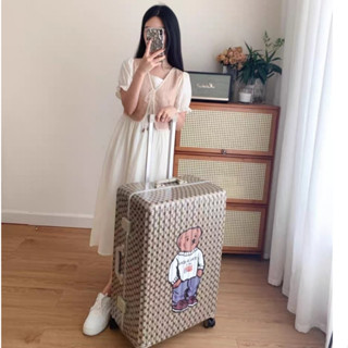 DEAL 99k Vali kéo du lịch TTWN BEAR TN7034 size 26 inch cao cấp chính hãng