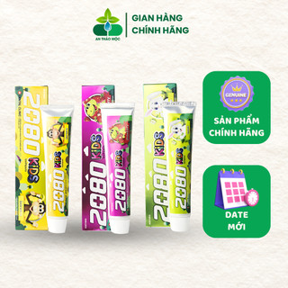 Kem Đánh Răng Hàn Quốc 2080 Dành Cho Trẻ Em Vị Dâu Nuốt Được An Toàn Cho Bé.Tuýp 80g