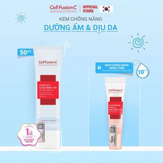 Kem Chống Nắng Cấp Ẩm & Dịu Da Cell Fusion C Aquatica Sunscreen 100 SPF 50+/PA++++