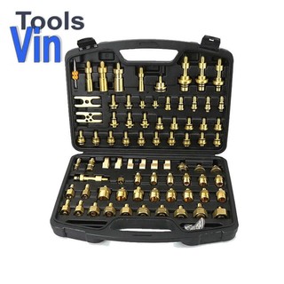 Bộ thử kín điều hòa ô tô, Bộ thử xì dàn lạnh 77 chi tiết Tài Vũ VT-1982
