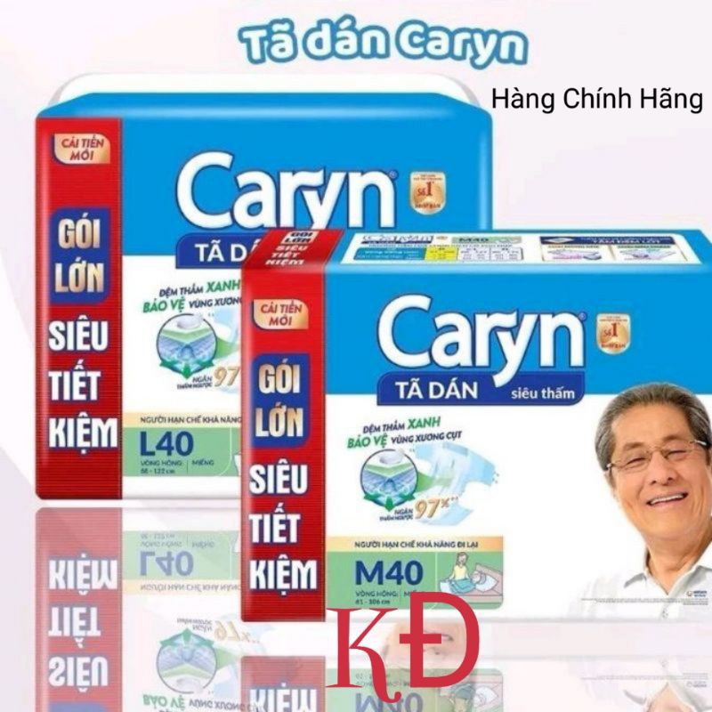 Bỉm/Tã dán người lớn size M và L:40 miếng